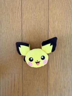 ポケモン ピチュー フェイスぬいぐるみクリップ ヘアクリップのサムネイル