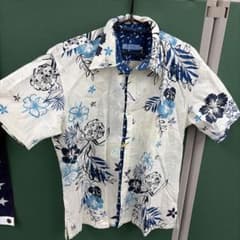 【MAJUN（マジュン）】かりゆしウェア 半袖シャツ メンズ 3Lサイズのサムネイル