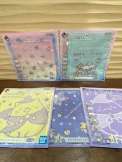 すみっコぐらし　一番くじ　巾着　ハンドタオル　5点セットのサムネイル