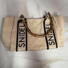 SNIDEL バンブーハンドル キャンバスバッグのサムネイル
