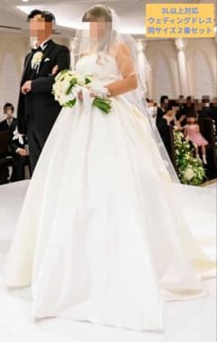 Thumbnail of ★２着セット★【3L以上対応】ウェディングドレスフルオーダー 妊婦OK 小物付き
