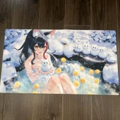 ホロライブ　大神ミオ　活動3周年記念グッズのラバーマットのサムネイル