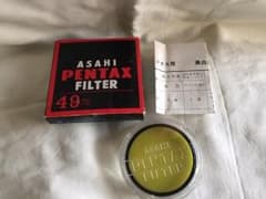 値下げ　☆美品☆ アサヒ　ペンタックス　Filter　フィルター　４９ｍｍ　Ｙ２のサムネイル