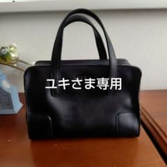 ユキさま専用 LOEWE ブラック レザーミニハンドバッグのサムネイル