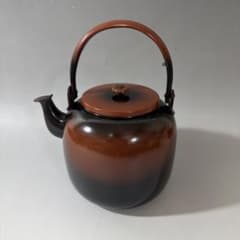 茶道具 腰黒薬缶 口蓋付き 水次 薬缶 - メルカリ
