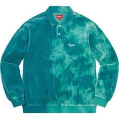 SUPREME Bleached Velour L/S Poloのサムネイル