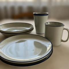 リトルマーメイド 浅皿2枚＆深皿2枚＆カップ2個 - メルカリ