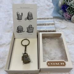 レア OLD COACH コーチメタル バッグチャーム キーホルダー リュック