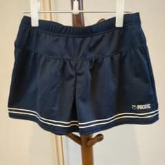 【PACIFIC】 ネイビー テニスキュロット風パンツ⇒試着のみのサムネイル