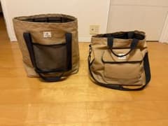 スノーピーク　トートバックM・Sサイズ（２個セット）のサムネイル