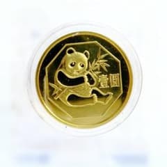 【中国古銭】　パンダ　壹圓　銅貨　黄銅貨　ブロンズ　1984年製　① 中国古銭】 パンダコイン 壹圓 銅貨 黄銅貨 ブロンズ 1984年製 - メルカリ