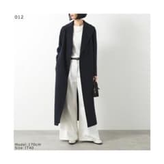 新品未使用 SMAX MARA POLDO ロングコートダークネイビー38 - メルカリ