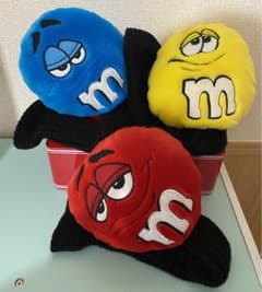 エムアンドエムズ m&m's ぬいぐるみ ゴルフクラブカバー 3個 セットのサムネイル