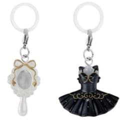 めじるしアクセサリー バレエモチーフ チュチュドレス ミラーのサムネイル