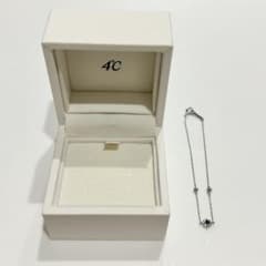 ブレスレット K10WG 4℃ 石付き 箱あり - メルカリ
