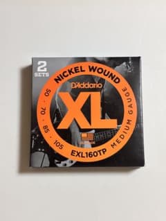 D'Addario エレキベース弦 EXL160TP ツインパック
