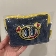 Angel Blue デニム風刺繍ポーチのサムネイル