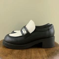 JIL SANDER NAVY】バイカラー チャンキー ラウンド ローファー - メルカリ