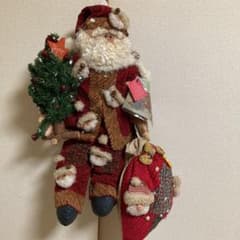 作家さんハンドメイド　大きなサンタクロース　カントリードール
