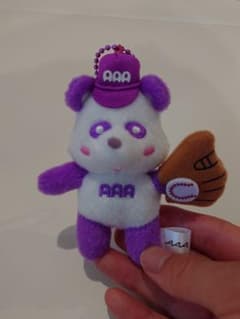 AAA え〜パンダ ぬいぐるみ マスコット 紫のサムネイル
