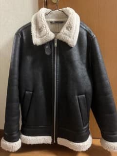 Zara ムートンジャケット - メルカリ