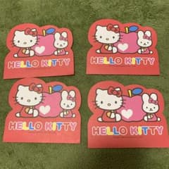 メモ帳おすそ分け バラメモ レア サンリオ キティ ダイカット りんご