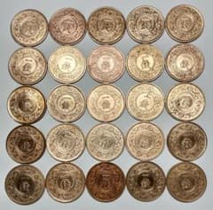 古銭まとめ 桐一銭青銅貨 25枚セット - メルカリ