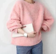 【新品タグ付】SLOBE IENA モヘヤシャギーニットプルオーバーのサムネイル