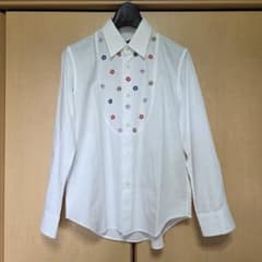 tricot COMME des GARCONS 花柄刺繍シャツ - メルカリ