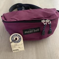 希少 montbell モンベル ウエストポーチ ボディバッグ パープル 90s