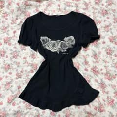 y2k 姫カジ 森ガール コケット 姫ギャル ピチT カットソー 花柄 - メルカリ