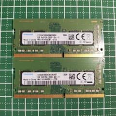 SAMSUNG ノートPC用 メモリ 8GB ×2枚 合計16GB 2666V - メルカリ