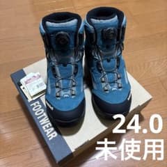 未使用 mont-bell モンベル 登山靴 BOAシステム 青 24.0のサムネイル