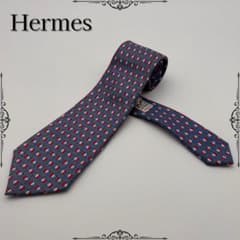 HERMES　エルメス フランス国旗柄 ネクタイのサムネイル