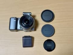 SONY NEX-5Nミラーレス一眼 シャッター回数約7,700回 フラッシュ付