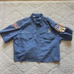 【短丈アレンジ】WORKRITE 半袖ワークシャツ Mのサムネイル
