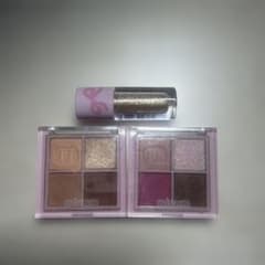 minum Eyeshadow Palette & Glitter 3-Piece Set