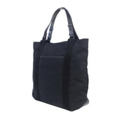 ブラック キャンバス トートバッグのサムネイル