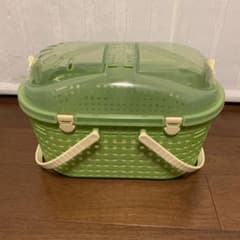 【2人のままちゃん専用】アイリス メッシュペットキャリー グリーンのサムネイル