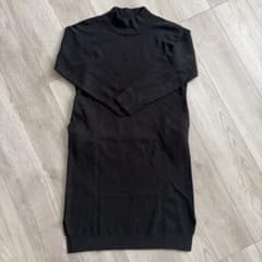 SLY STANDARD 黒 ニットロングワンピースのサムネイル