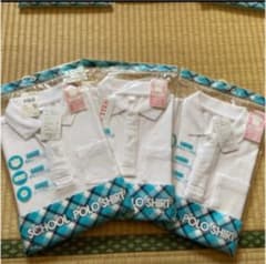 ポロシャツ　半袖　女の子　110センチ　３枚　スクールポロシャツのサムネイル