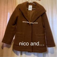 【最終値下げ】ニコアンド/nico and… ウールダッフルコートのサムネイル