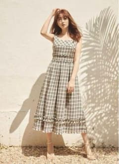 herlipto Summer Tweed Midi dressのサムネイル