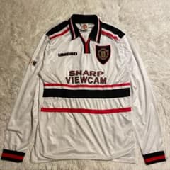 マンチェスターユナイテッド 98/99 ベッカム 長袖 ユニ XL アンブロ マンチェスターユナイテッド 98/99 ベッカム 長袖 ユニ XL アンブロ