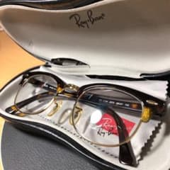 レイバン RB5154　2372　クラブマスター型　べっ甲&GOLD　美品❣のサムネイル
