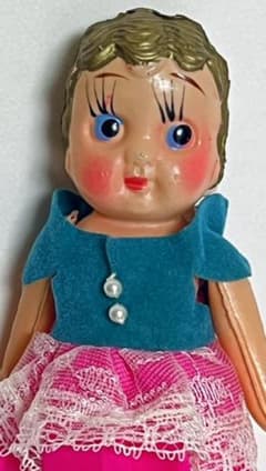 H様専用　デッドストック　セルロイド人形　デコ　ミーコちゃん　昭和レトロのサムネイル