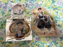 Demon Slayer: Kimetsu no Yaiba Himejima Gyomei Reminiscence Corridor Guide Can Badge Sticker Coaster Bundle