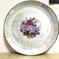 大皿　レトロ　バラ　虹彩 YAMATOSHIのサムネイル
