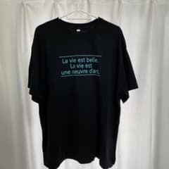 黒ロゴTシャツ　Ｌサイズのサムネイル