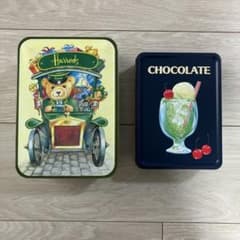 ハロッズ　メリー　空き缶